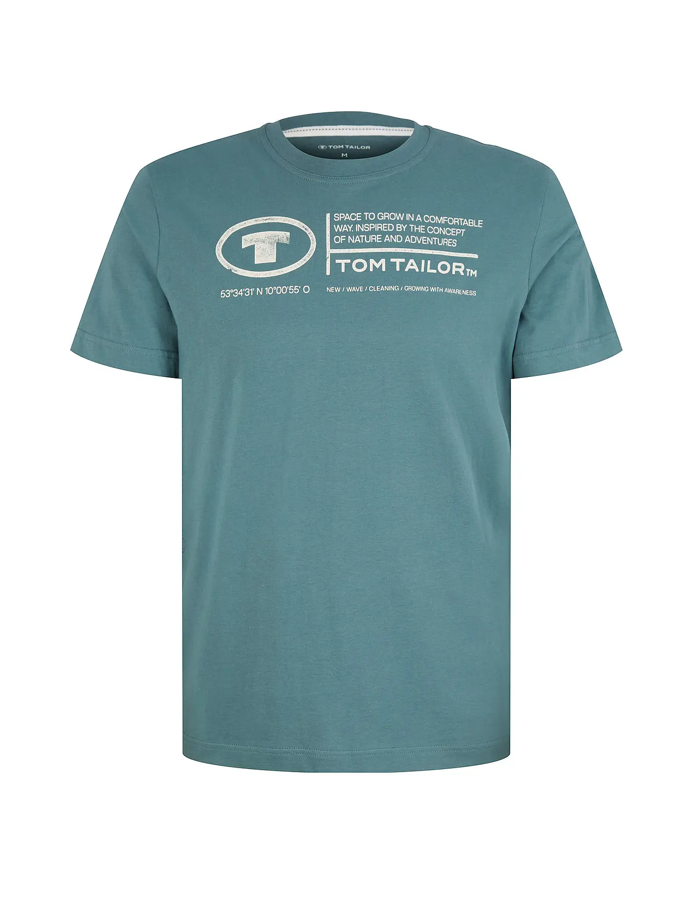 TOM TAILOR | T-Shirt Regular Fit | petrol